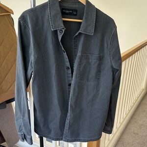 Men's Abercrombie & Fitch Gray shirt Jacket
